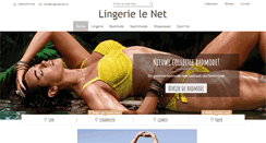 Desktop Screenshot of lingerie-lenet.nl