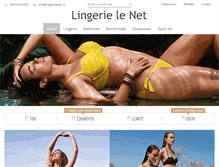 Tablet Screenshot of lingerie-lenet.nl